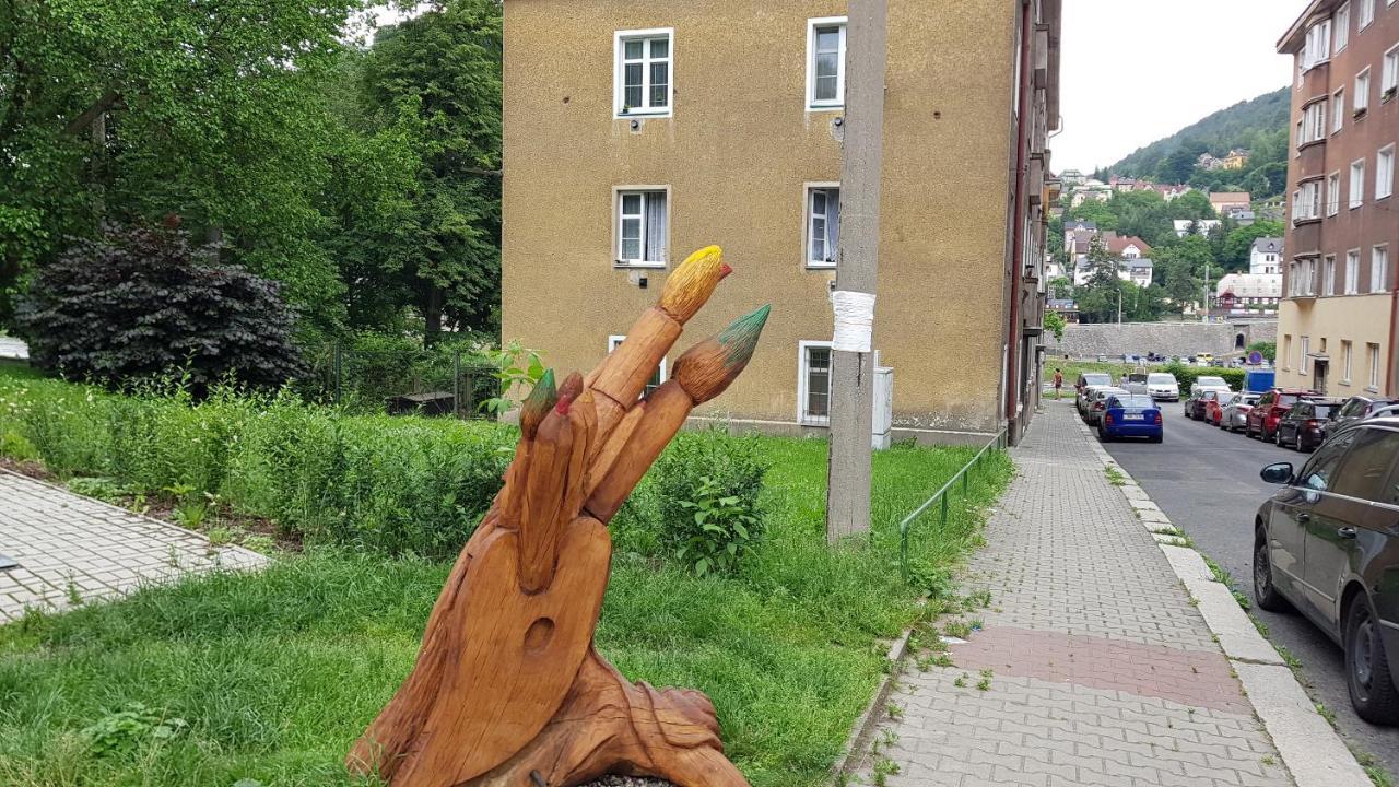 Ferienwohnung Apartman Pod Zamkem Decin Exterior foto